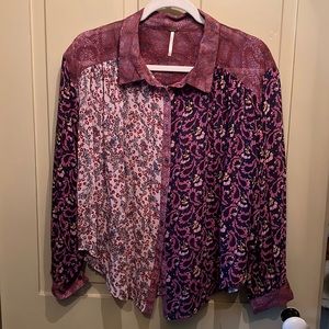 Free People outlook boho blouse - NWOT - small